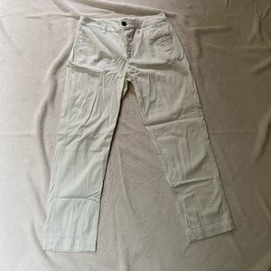 J Crew Factory High-rise girlfriend chino pant in marine salt